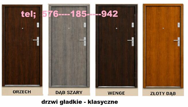 Drzwi zewnętrzne wejściowe akustyczne z montażem