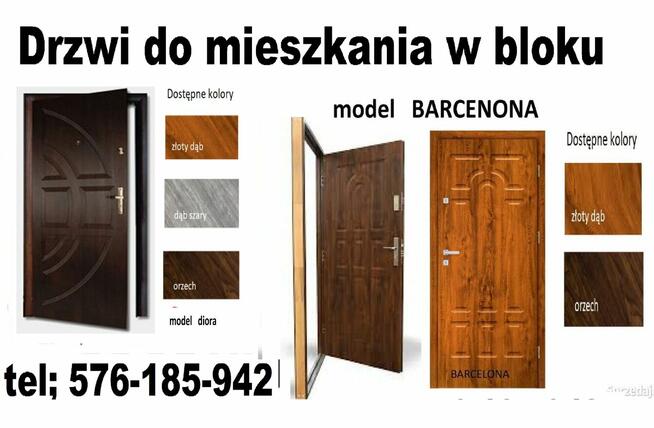 Drzwi zewnętrzne wejściowe akustyczne z montażem