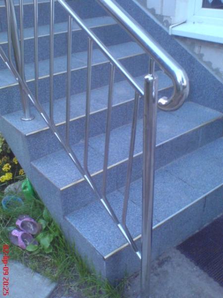schody,balustrady ze stali nierdzewnej tanio,solidnie,krótki
