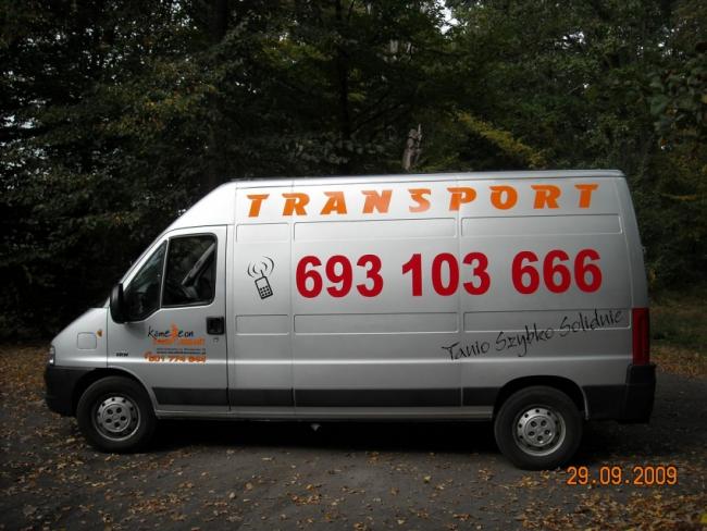 Tanie Usługi Transportowe samochodem dostawczym-1800 kg. /