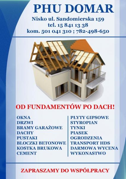 PHU DOMAR Nisko, ul. Sandomierska 159