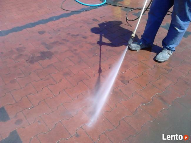 Mycie kostki brukowej czyszczenie usuwanie oleju!!!!!