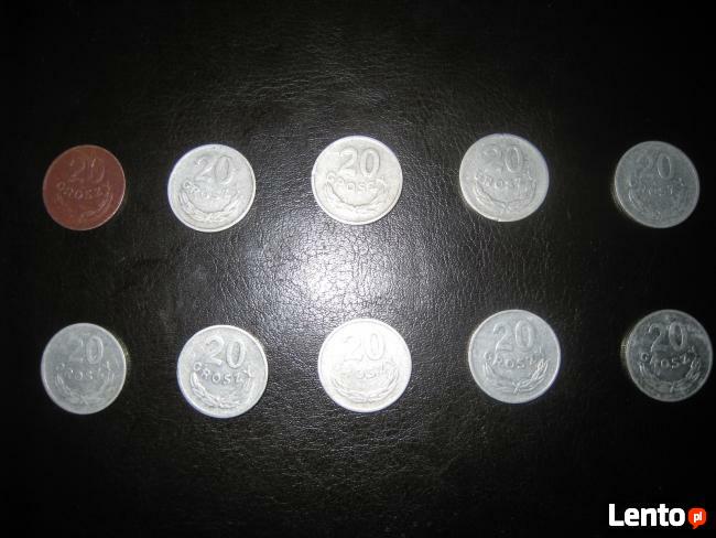 Monety powojenne, 5gr., 10gr., 20gr...