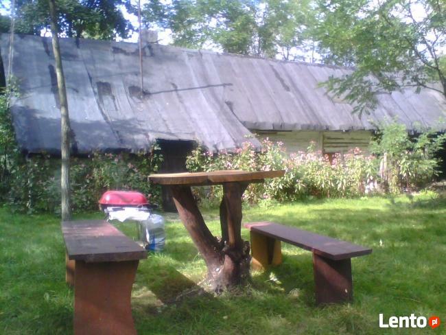 Stary domek w pieknym miejscu na lato