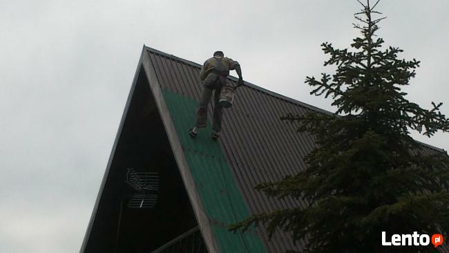 MALOWANIE DACHÓW WISŁA I OKOLICE TEL.605-614-089 dachmal