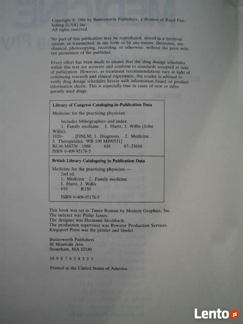 Medicine for physician J.W Hurst