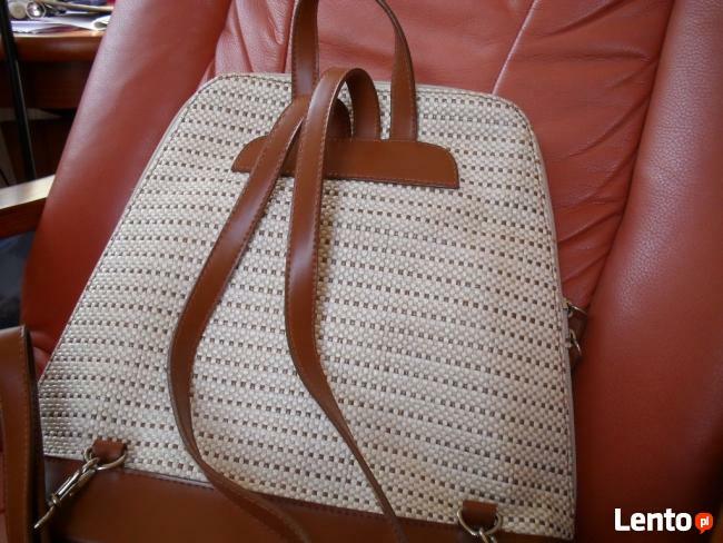 Mały zgrabny plecaczek zamias torebki