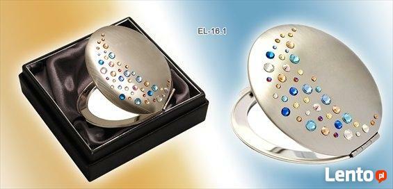 Lusterko do torebki kompaktowe z serii Waterfall z Swarovski