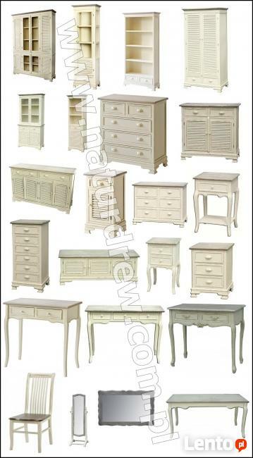 Nowe Meble Woskowane,Rustyklane,Postarzane,Przecierane,Białe