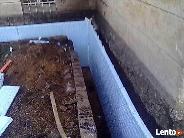 Usługi minikoparką, drenaże,odwodnienia izolacje