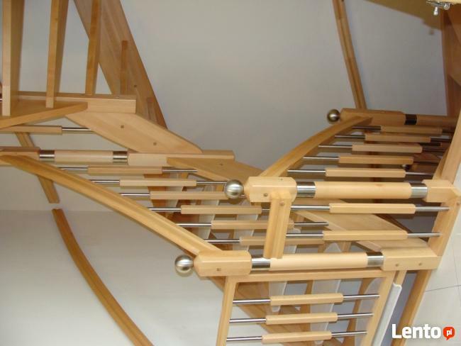 SCHODY DREWNIANE BUKOWE