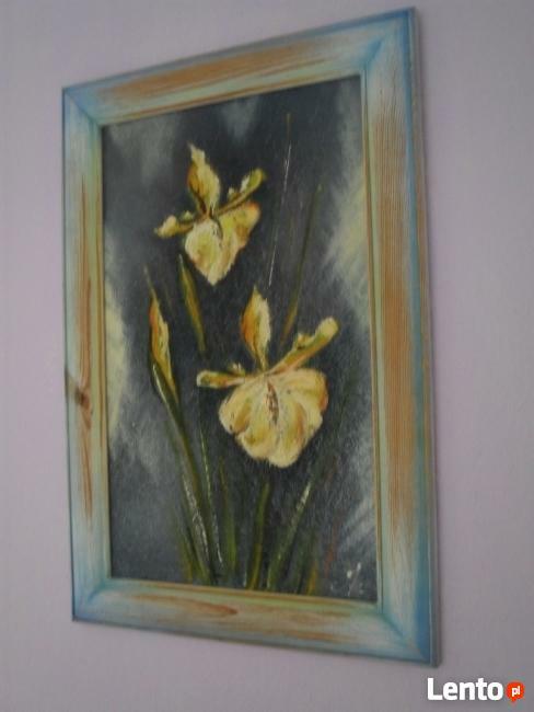 Obraz olejny z ramą 53x37 cm