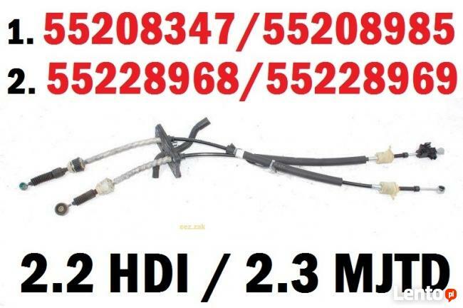 linki zmiany biegów Citroen Jumper FIAT DUCATO Boxer 2006-13