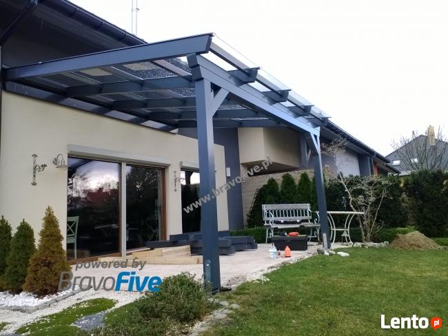 Zadaszenie tarasu z drewna klejonego LW 425x300cm