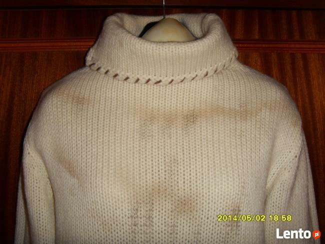 KREMOWY DAMSKI GOLF XL =WROCŁAW=