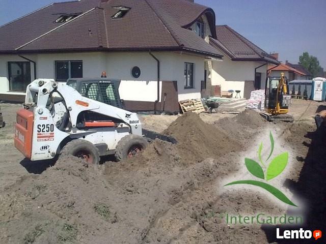 Usługi Minikoparka Miniładowarka Bobcat Warszawa i okolice