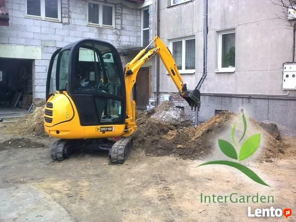 Usługi Minikoparka Miniładowarka Bobcat Warszawa i okolice
