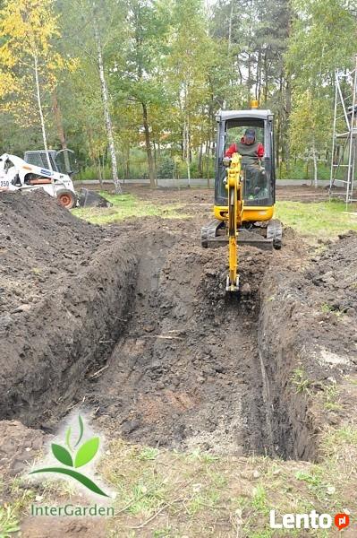 Usługi Minikoparka Miniładowarka Bobcat Warszawa i okolice