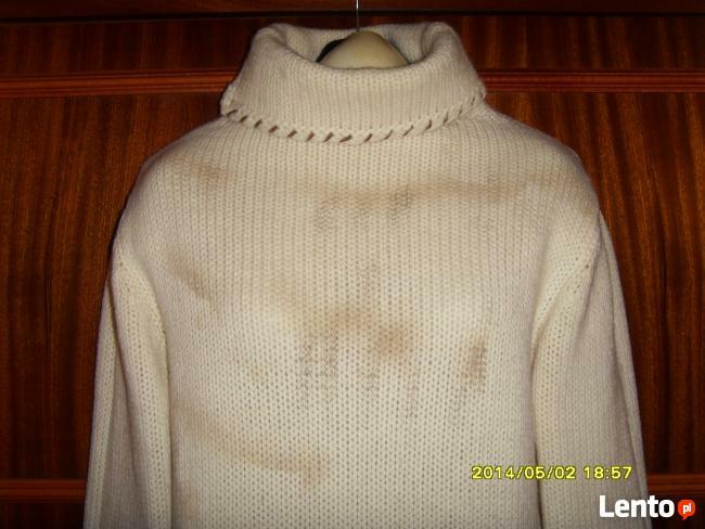 KREMOWY DAMSKI GOLF XL =WROCŁAW=