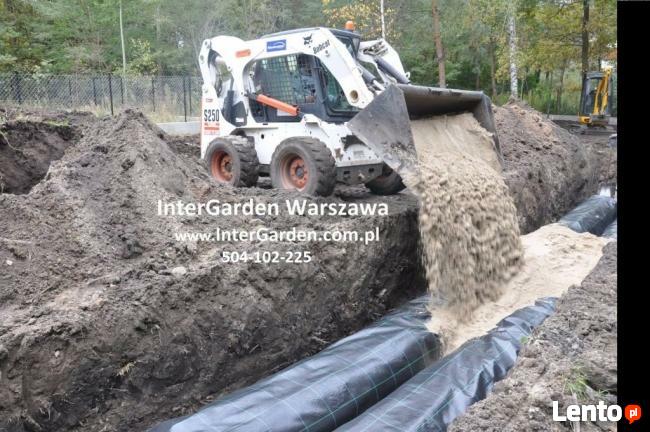 Usługi Minikoparka Miniładowarka Bobcat Warszawa i okolice