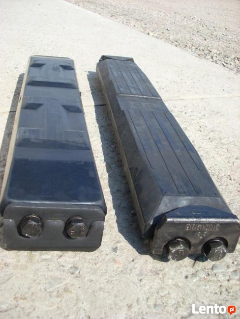 Nakładki gumowe na gąsienice stalowe JCB, Komatsu, CAT