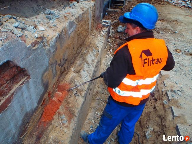 OSUSZANIE IZOLACJE ODWODNIENIA BUDYNKÓW INIEKCJA DRENAŻ