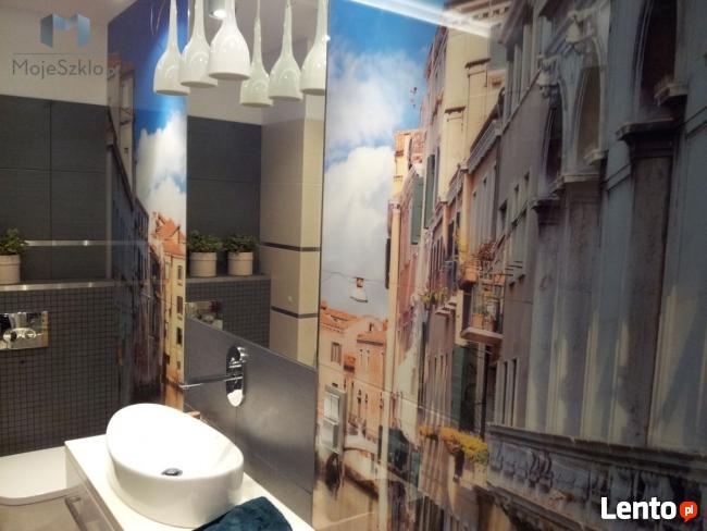 Lustra, Lacobel, Panele szklane z grafiką, Kabiny prysznicowe