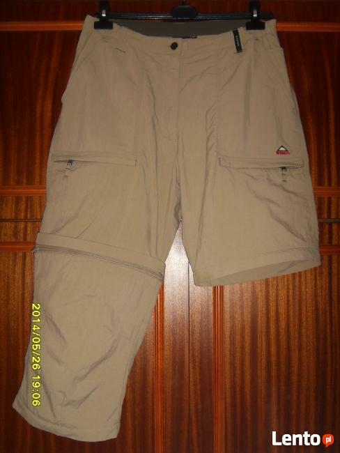 LETNIE SPODNIE SPORTOWE KHAKI 2w1„McKINLEY” =WROCŁAW=