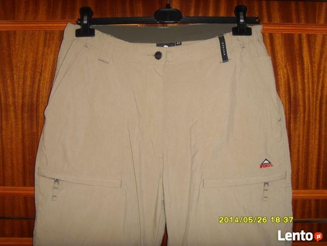 LETNIE SPODNIE SPORTOWE KHAKI 2w1„McKINLEY” =WROCŁAW=