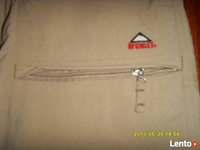 LETNIE SPODNIE SPORTOWE KHAKI 2w1„McKINLEY” =WROCŁAW=