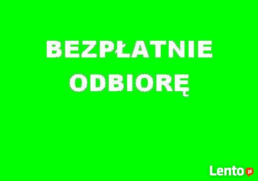 Bezpłatnie odbiorę komputery