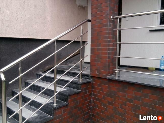 Balustrady nierdzewne, poręcze, itp