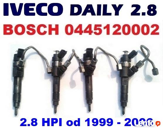 Wtryskiwacz wtrysk paliwa 0445120002 IVECO DAILY 2.8 HPI