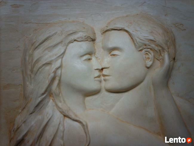 Płaskorzeźba gipsowa