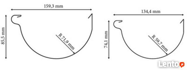 Rynny stalowe na dowolną długość RUUKKI rynna na wymiar