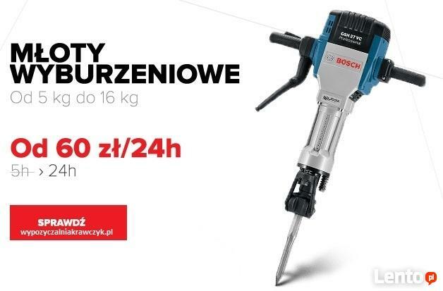 Wynajem narzędzi i maszyn budowlanych KRAWCZYK Wojciech