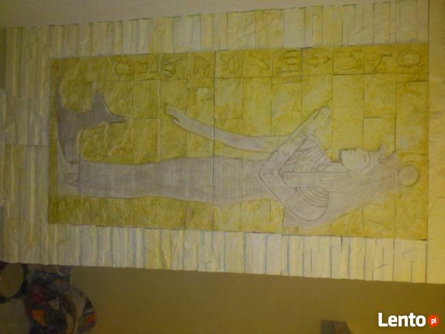 płaskorzezba gipsowa rzezba egipska egipt okazja producent