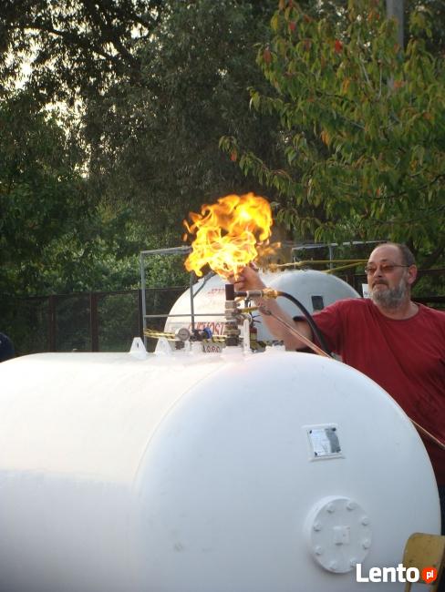 Spalanie gazu płynnego - LPG do 2 tyś. ltr fazy ciekłej / h