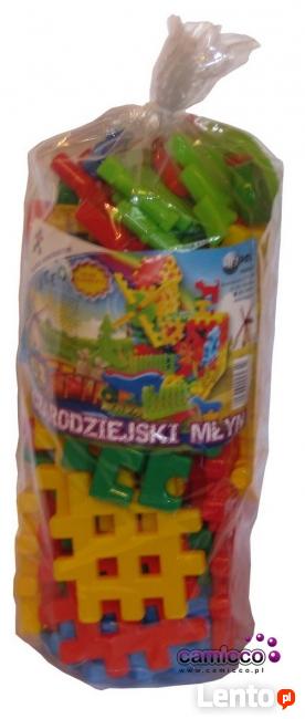 CZARODZIEJSKI MŁYN z obrazkową instrukcją - zestaw 62 el.