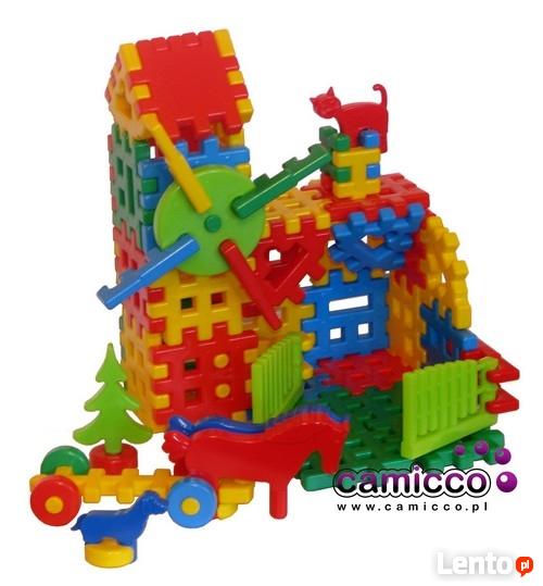 CZARODZIEJSKI MŁYN z obrazkową instrukcją - zestaw 62 el.