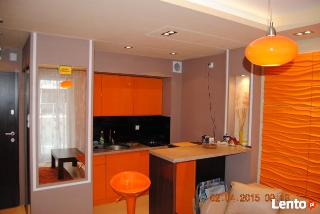 Apartament LUX pomarańczowy z basenem, sauną, siłownią,