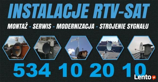 MONTAŻ serwis ANTEN SATELITARNYCH Warszawa 24h/7 TANIO