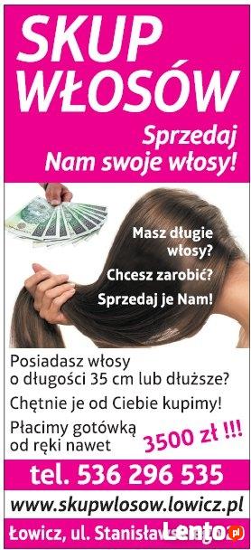 PROFESJONALNY SKUP WŁOSÓW ŁOWICZ