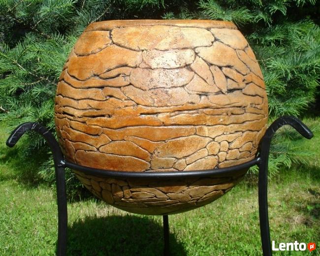 Sprzedam kule ogrodowe, ceramiczne, mrozoodporne 40,28,16 cm