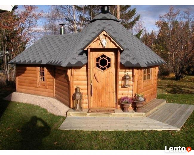 Chata grill + sauna, domek, altana, beczka kąpielowa NA RATY