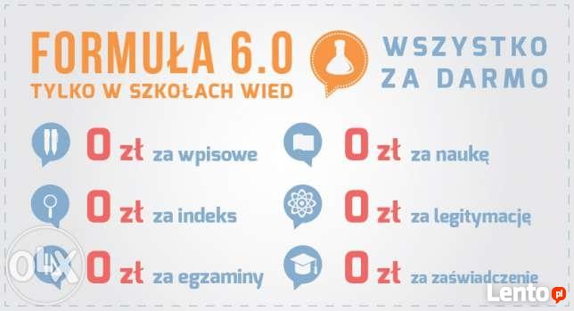 BEZPŁATNE szkoły WiED - ponad 40 kierunków!!!