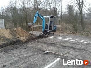 Usługi Minikoparką wykopy oczyszczalnie przydomowe