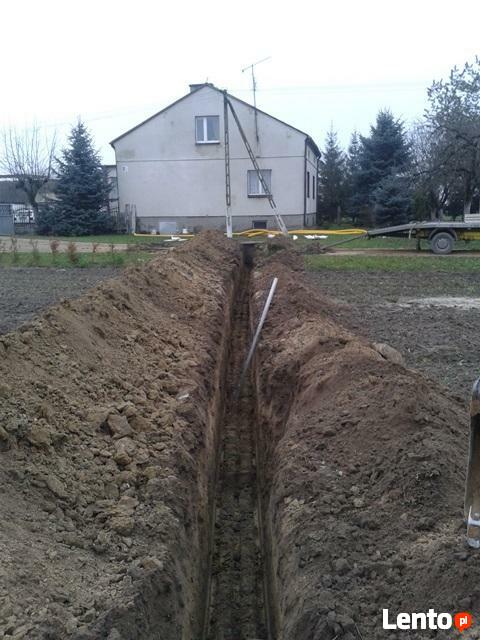 Usługi Minikoparką wykopy oczyszczalnie przydomowe