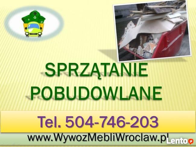 Wywóz odpadów, Wrocław z remontu, z budowy, odpady,