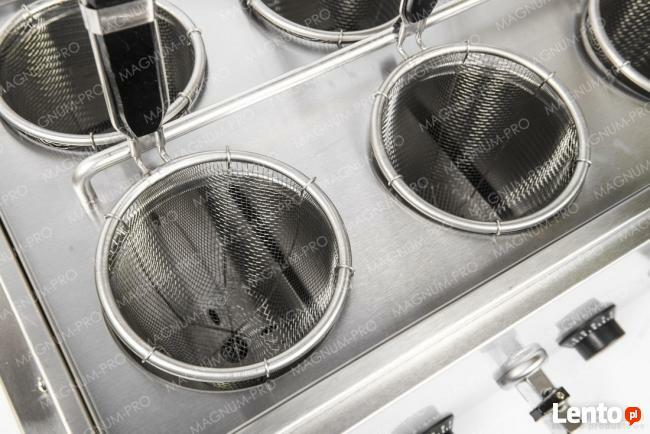 Warnik urządzenie do makaronu 6 koszy kraniki spustowe